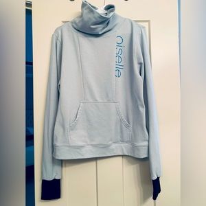 OISELLE Womens Cowlneck Sweatshirt Medium